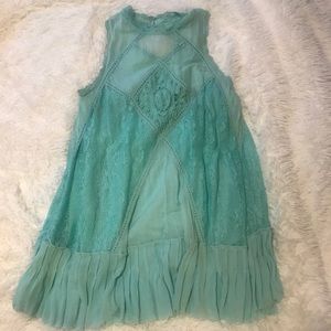 Free People light teal/blue dress